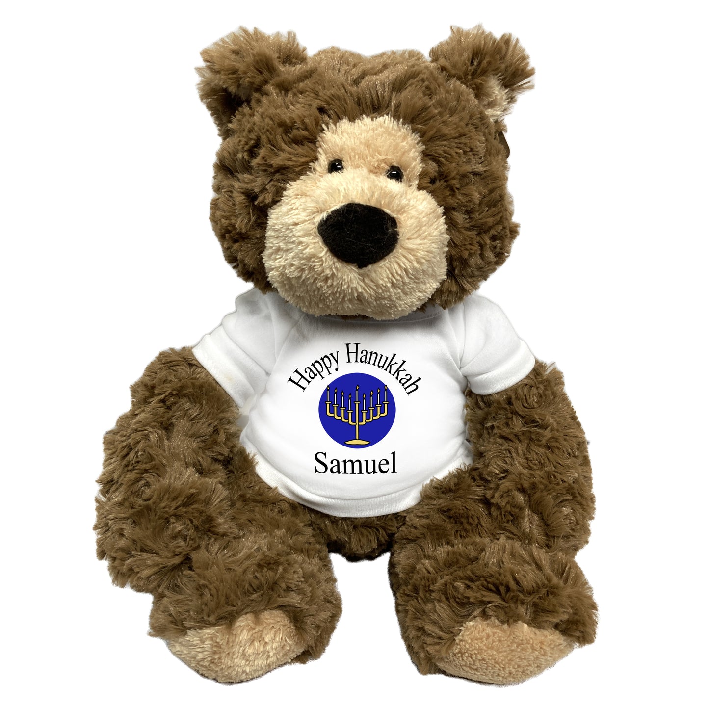 Hanukkah Teddy Bear - Personalized 14" Bear Hugs