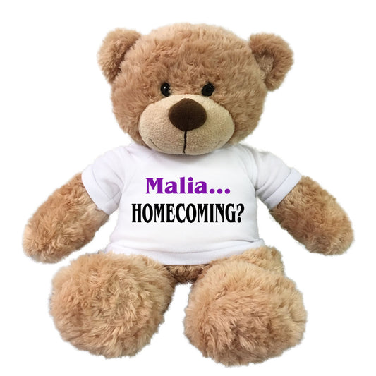 Homecoming Teddy Bear -  Personalized 13" Bonny Bear