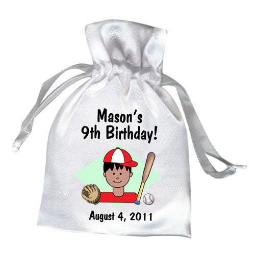 Baseball Kid Party Favor Bag - Boy