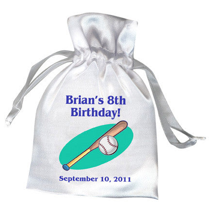 Baseball Party Favor Bag