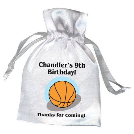 Basketball Party Favor Bag