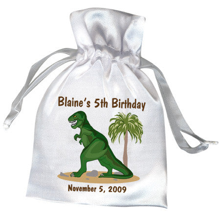 Dinosaur Party Favor Bag - T-Rex