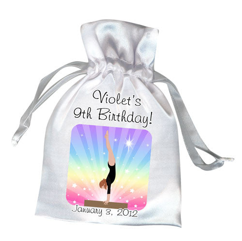 Gymnastics Dreams Party Favor Bag - Beam