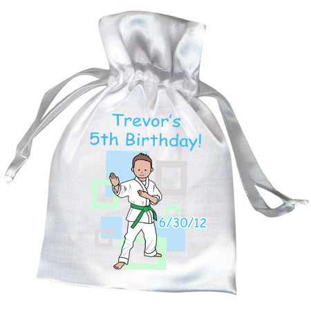 Martial Arts or Karate Kid Favor Bag - Boy