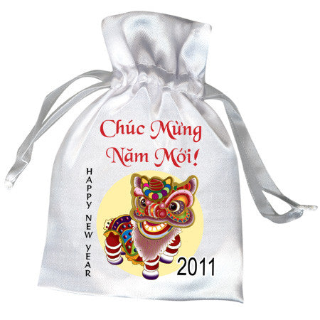 Lion Dancer Favor Bag