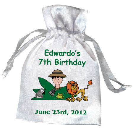 Jungle or Safari Party Favor Bag - Boy