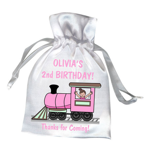 Train Party Favor Bag - Girl