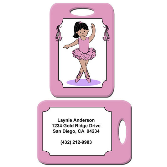 Ballerina Bag Tag