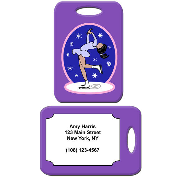 Ice Skating Bag Tag - Layback Skater