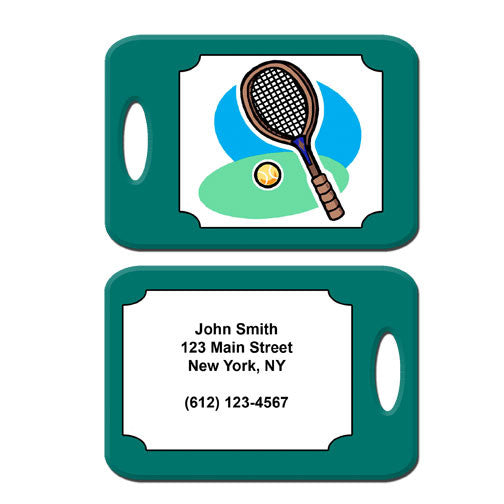 Tennis Racket Bag Tag