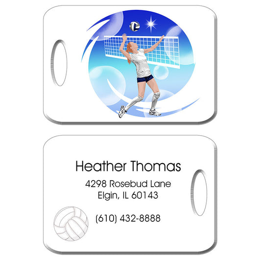 Volleyball Dreams Bag Tag