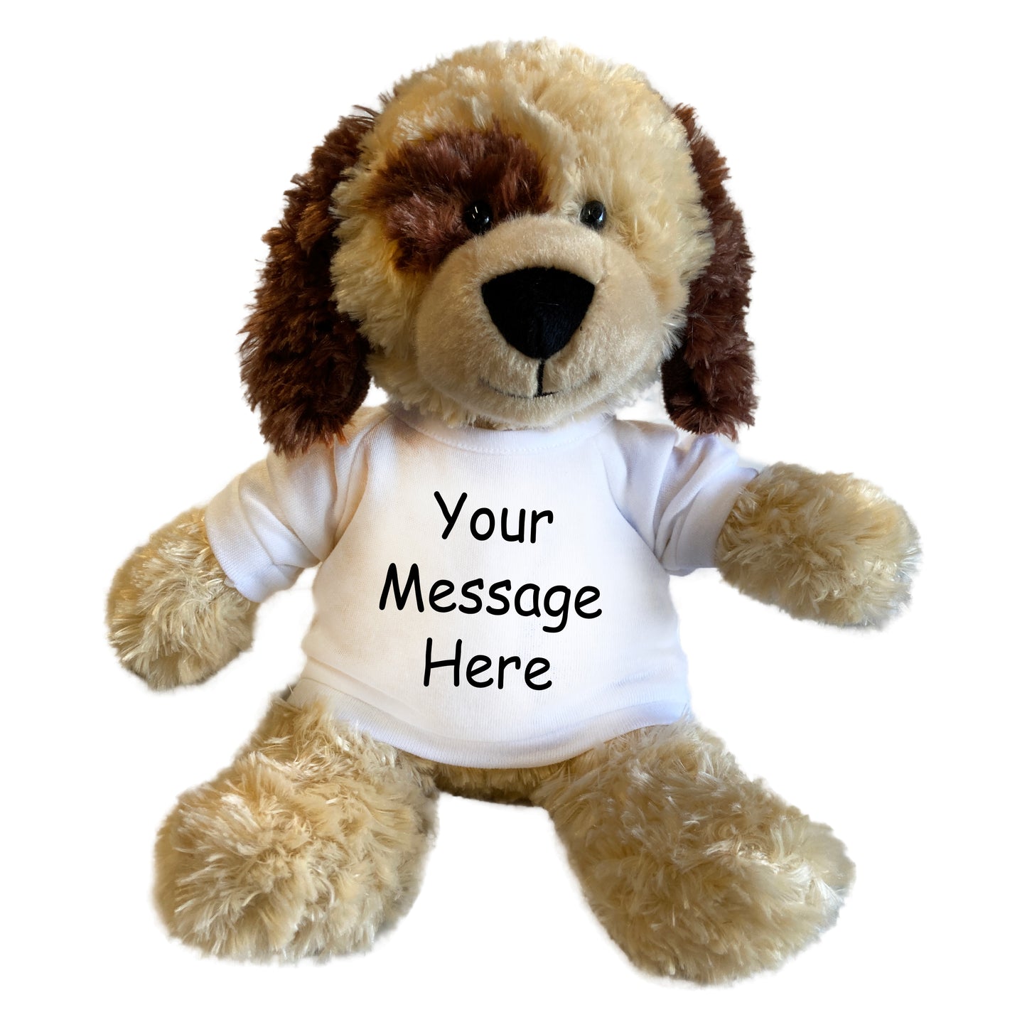 Personalized Stuffed Spotty Dog - 12" Aurora Plush