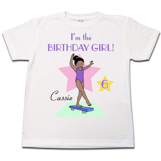 Gymnastics Birthday Shirt - Beam