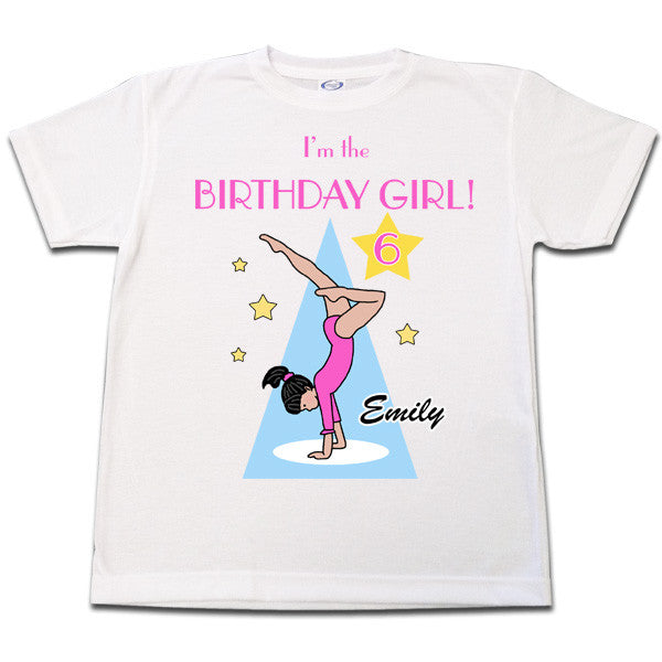 Gymnastics Birthday Shirt - Handstand