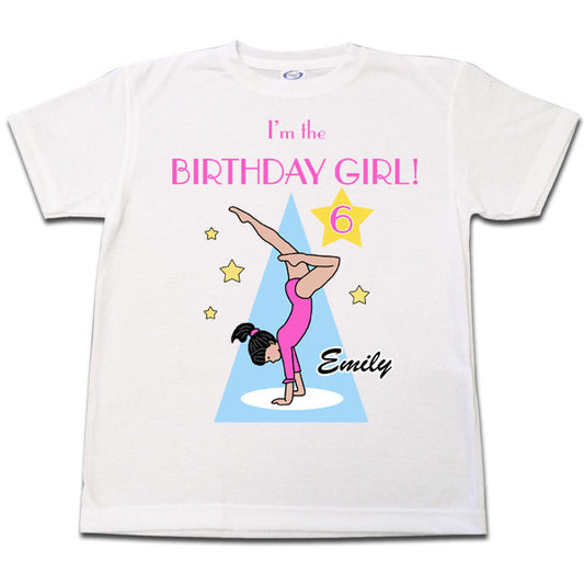 Gymnastics Birthday Shirt - Handstand